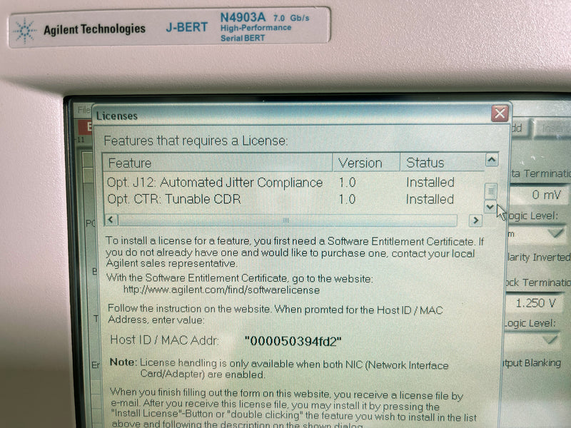 Agilent N 4903 A J-BERT