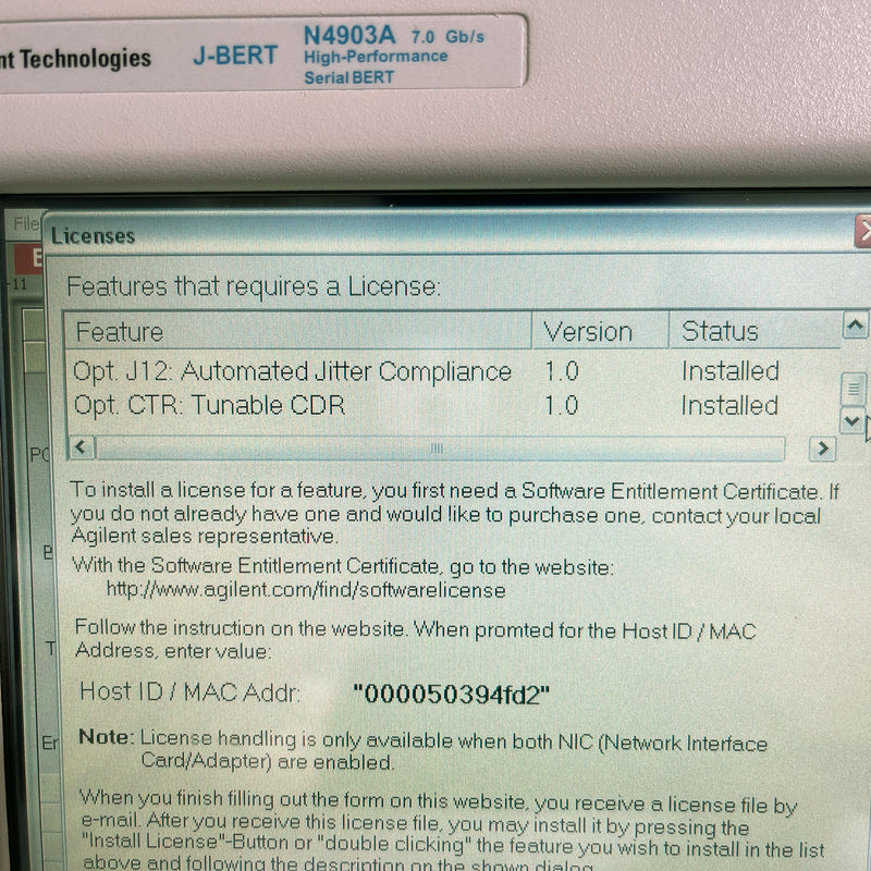 Agilent N 4903 A J-BERT