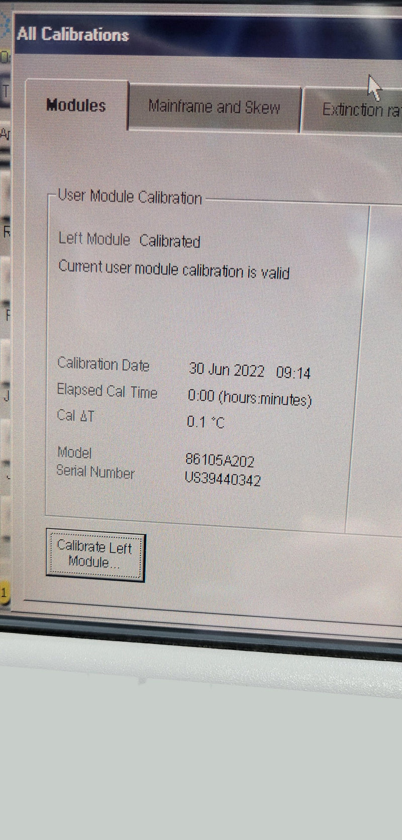 Agilent 86105 A Module