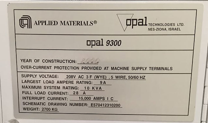 Applied Materials SEMVision CX 200 SEM