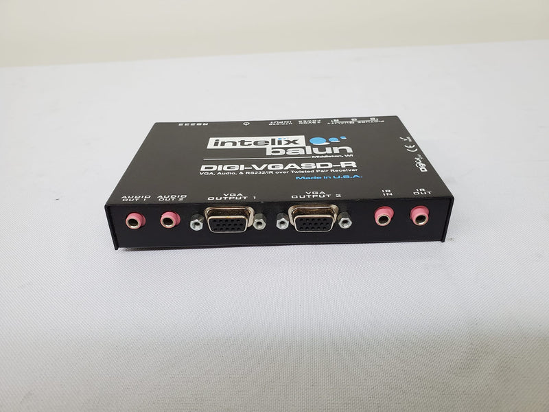 Intelix Balun Digi-VGASD-R VGA, Audio, & RS232/IR over Twisted Pair Receiver