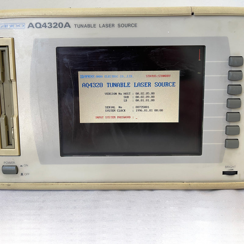 Ando AQ 4320 A Tunable Laser Source