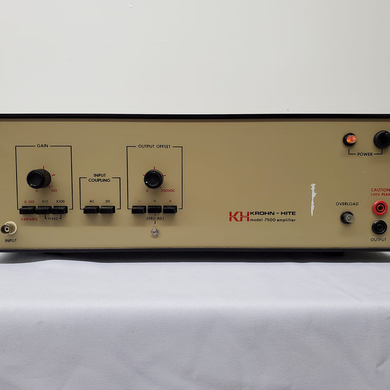 Krohn-Hite 7500 Amplifier