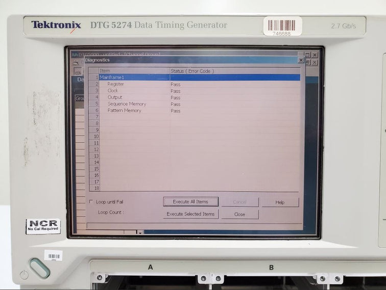 Tektronix DTG 5274 Data Timing Generator