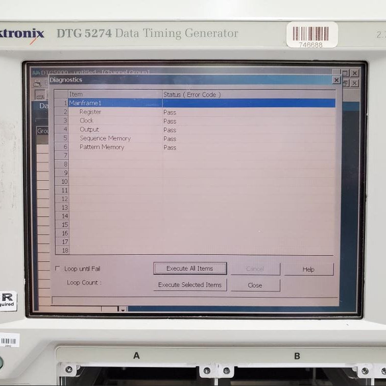 Tektronix DTG 5274 Data Timing Generator