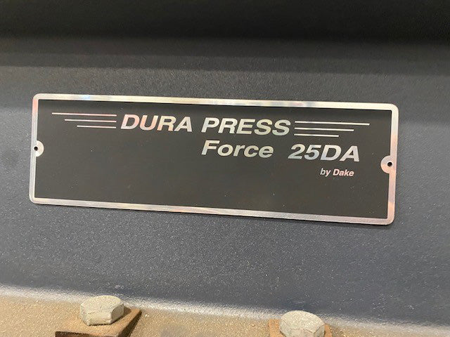 Dake Dura Press Force 25 DA Hydraulic Press