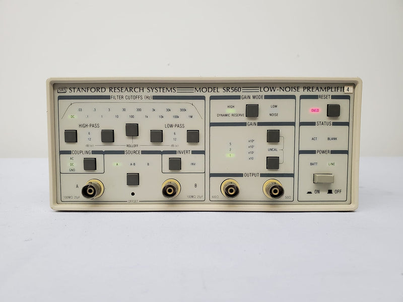 Stanford Research Systems (SRS) SR 560 Low Noise Preamplifier