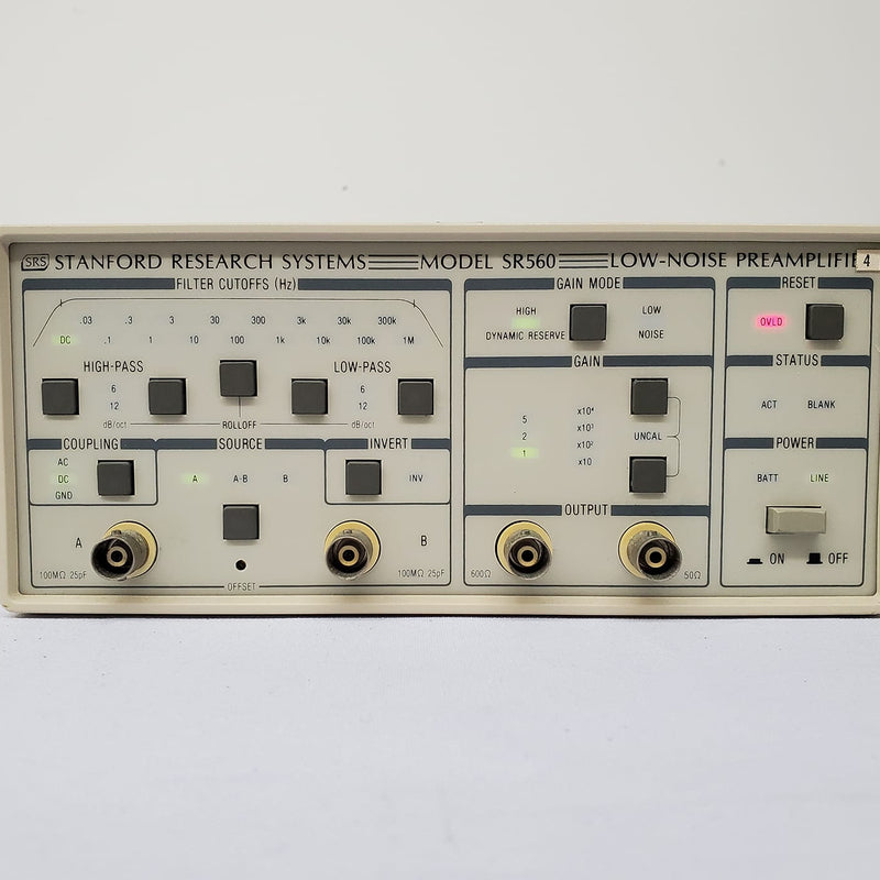 Stanford Research Systems (SRS) SR 560 Low Noise Preamplifier