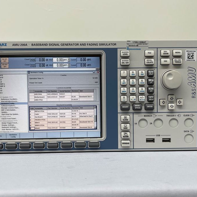 Rohde & Schwarz AMU 200 A Baseband Signal Generator and Fading Simulator