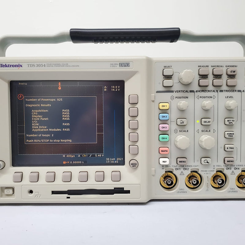 Tektronix TDS 3054 Four Channel Color Digital Phosphor Oscilloscope