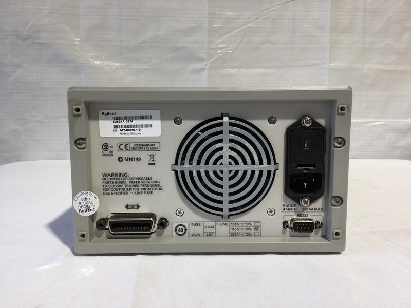 Agilent E 3631 A DC Power Supply