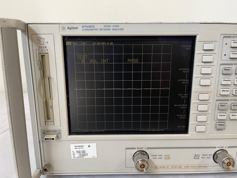 Agilent 8753 ES S-Parameter Network Analyzer