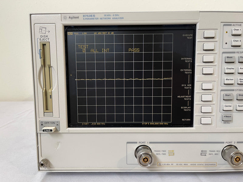 Agilent 8753 ES S-Parameter Network Analyzer