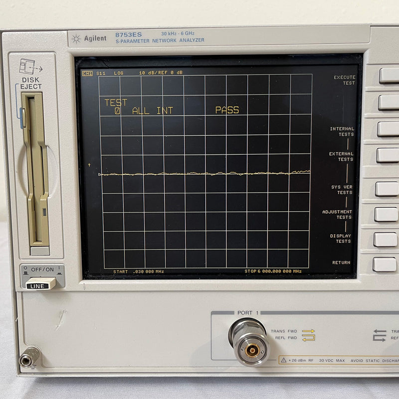 Agilent 8753 ES S-Parameter Network Analyzer