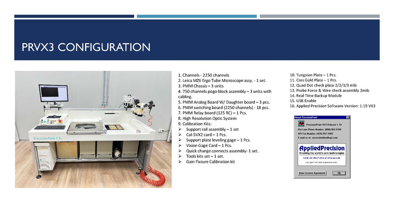 Applied Precision PRVX 3 Probe Card Analyzer