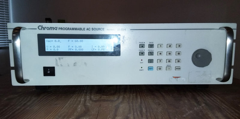 Chroma 61501 Programmable AC Source