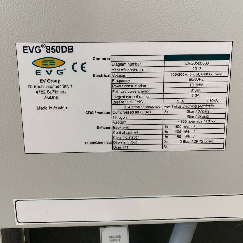 EVG 850 Debonder