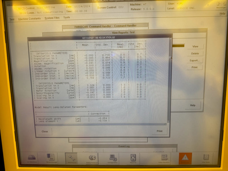 ASML Twinscan XT 1700 i Immersion Scanner