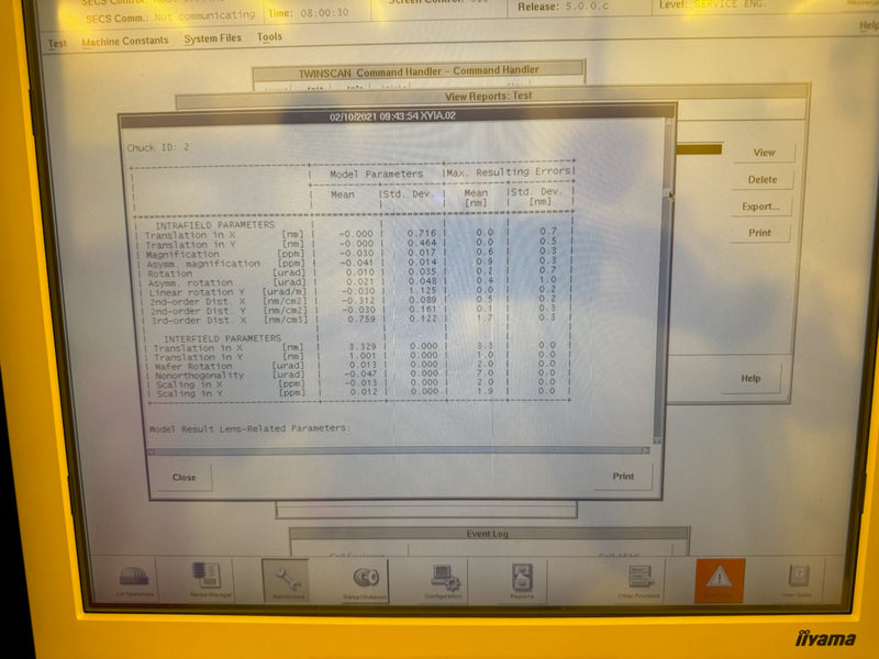 ASML Twinscan XT 1700 i Immersion Scanner