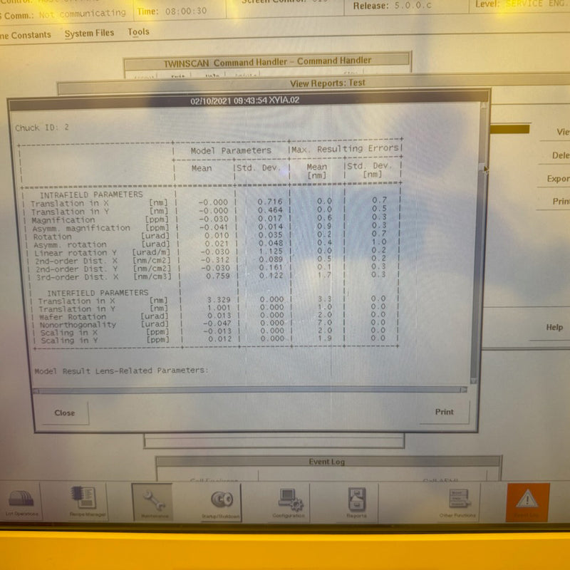 ASML Twinscan XT 1700 i Immersion Scanner