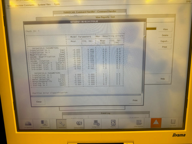 ASML Twinscan XT 1700 i Immersion Scanner