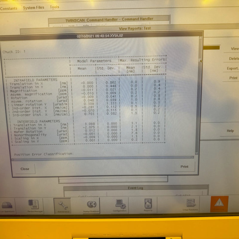 ASML Twinscan XT 1700 i Immersion Scanner