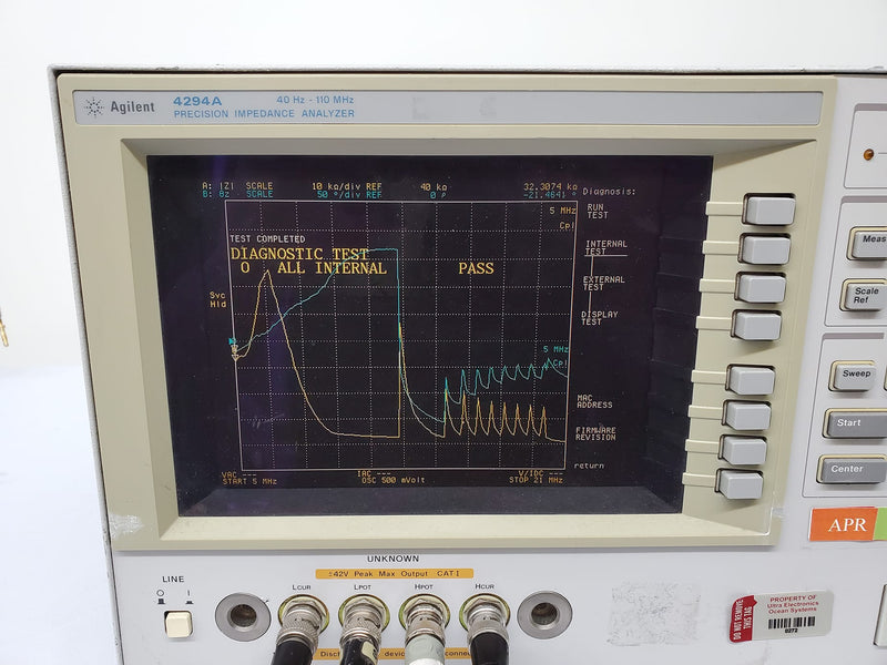 Agilent 4294 A Precision Impedance Analyzer