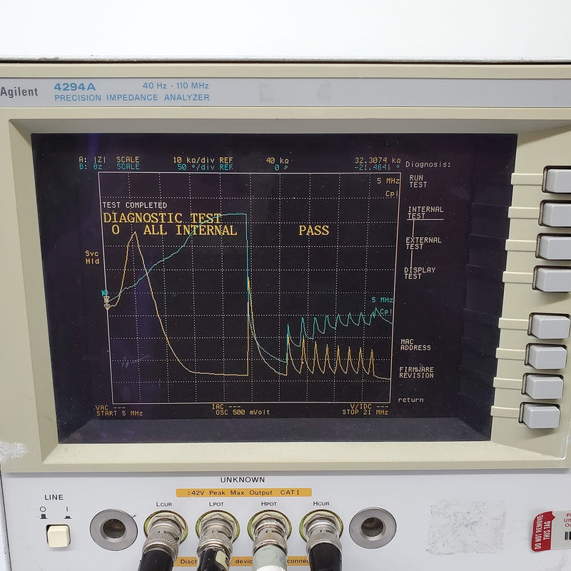 Agilent 4294 A Precision Impedance Analyzer