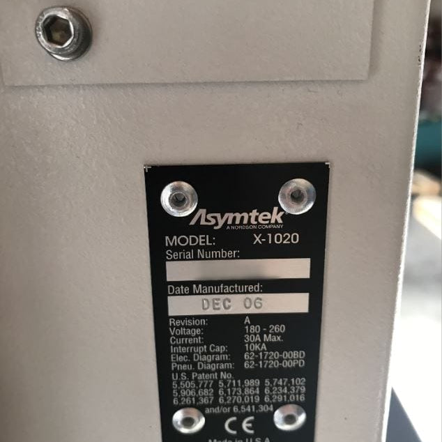 Asymtek X-1020 Dispenser