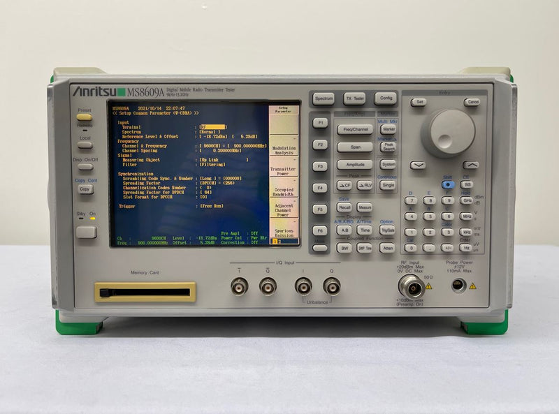 Anritsu MS 8609 A Digital Mobile Radio Transmitter Tester / Spectrum Analyzer