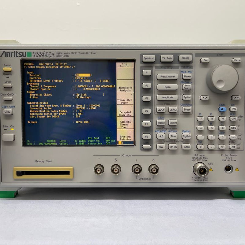 Anritsu MS 8609 A Digital Mobile Radio Transmitter Tester / Spectrum Analyzer