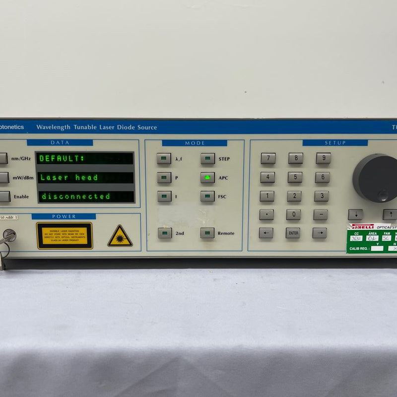 Photonetics PR 3642 CR 00 Wavelength Tunable Laser Diode Source