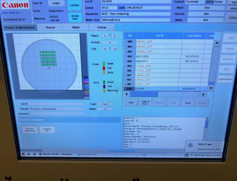 Canon FPA 3030 i 5+ Fine Pattern Aligner