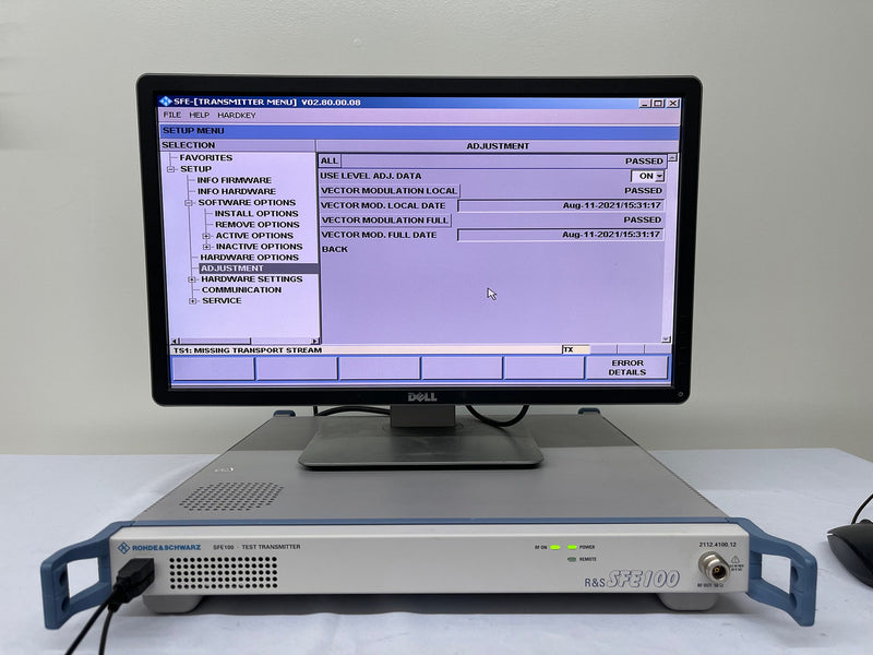 Rohde & Schwarz SFE 100 Test Transmitter