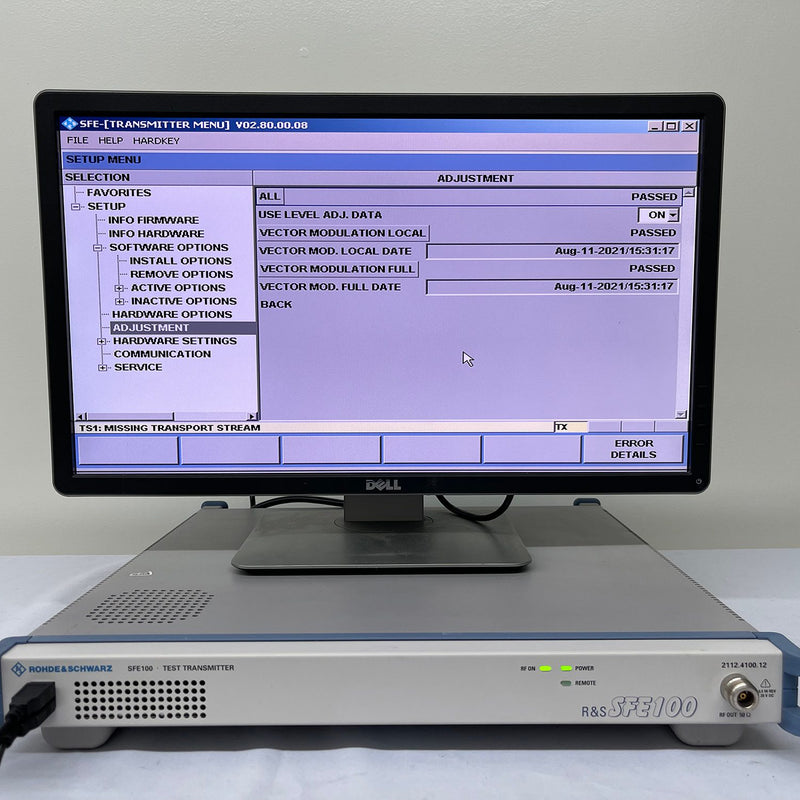 Rohde & Schwarz SFE 100 Test Transmitter