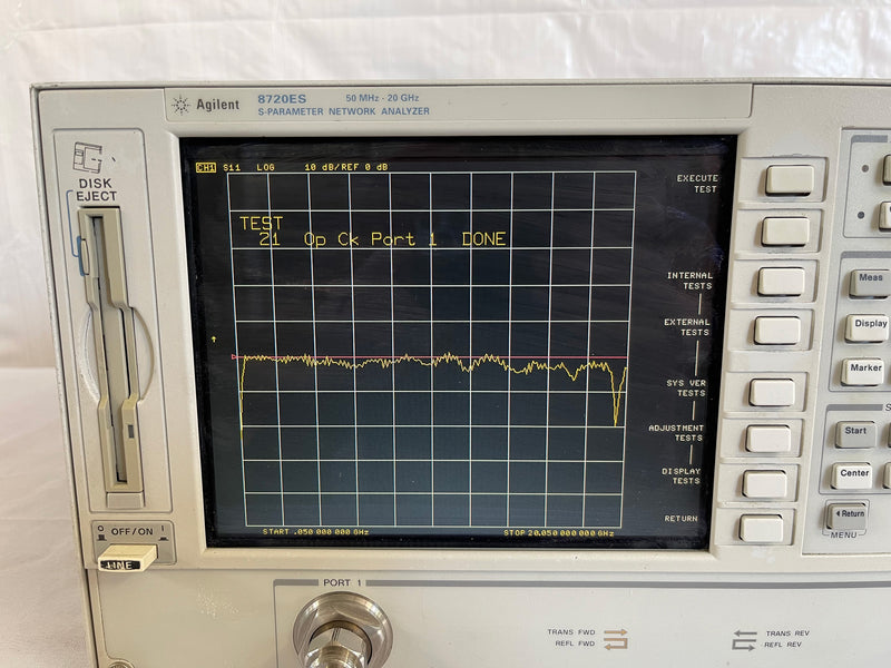 Agilent 8720 ES S-Parameter Network Analyzer