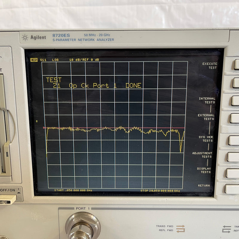 Agilent 8720 ES S-Parameter Network Analyzer