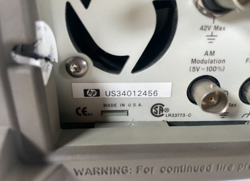 Agilent 33120 A Function / Arbitrary Waveform Generator