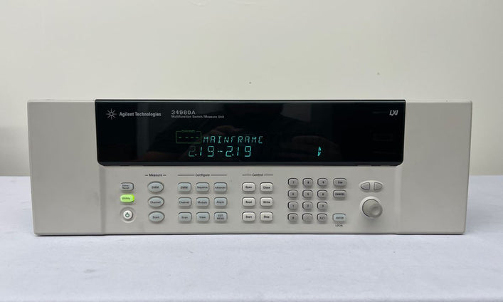 Agilent 34980 A Multifunction Switch / Measure Unit with DMM