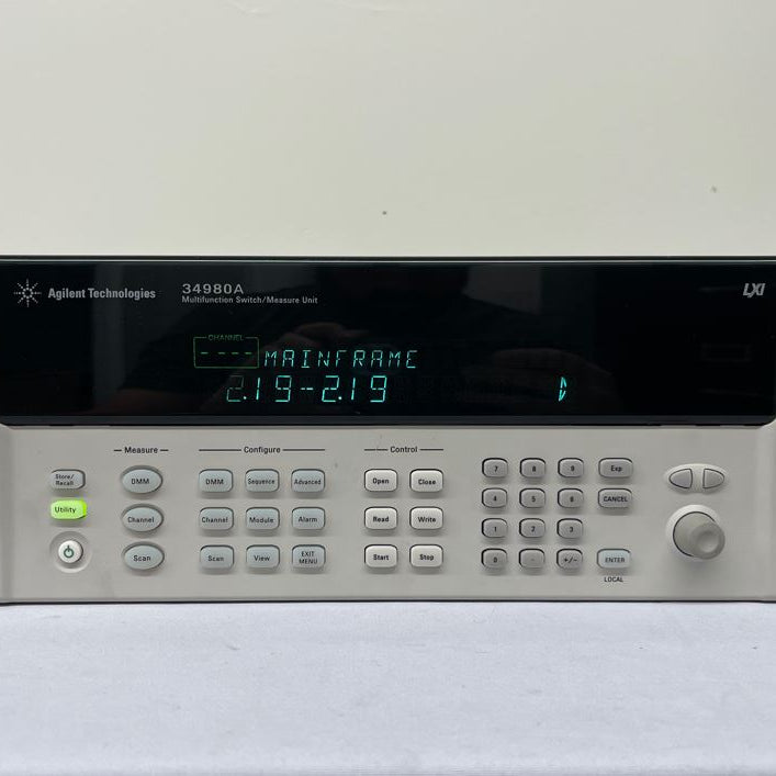 Agilent 34980 A Multifunction Switch / Measure Unit with DMM