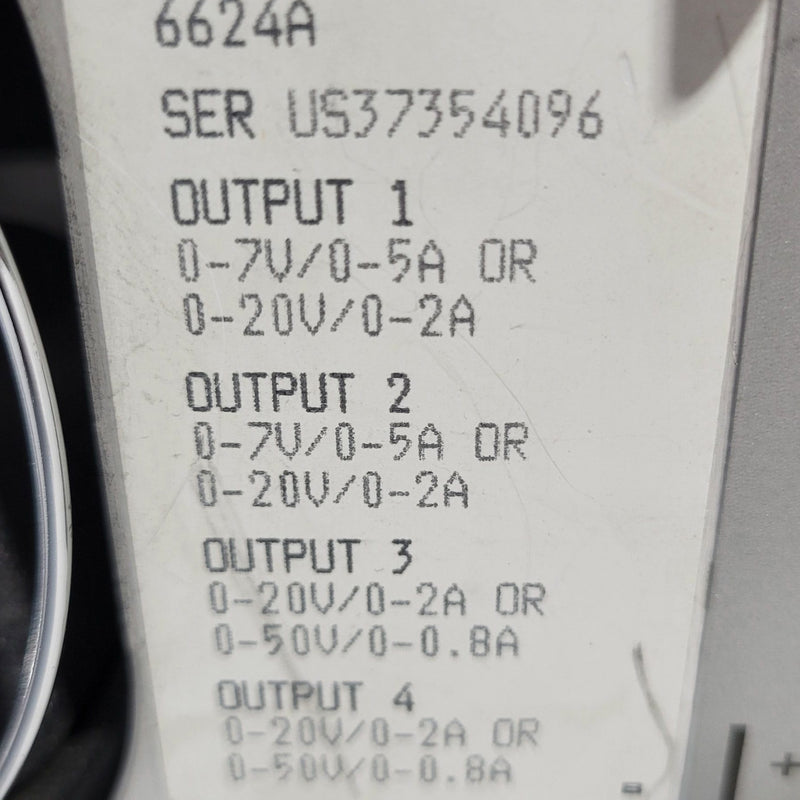 Agilent 6624 A DC Power Supply