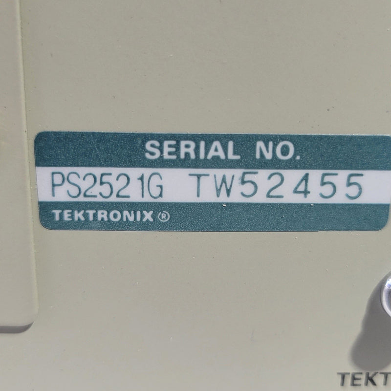 Tektronix PS 2521 G Programmable Power Supply