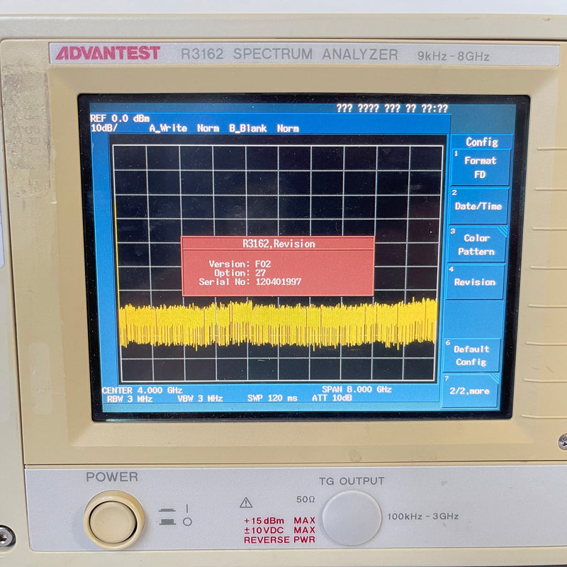 Advantest R 3162 Spectrum Analyzer