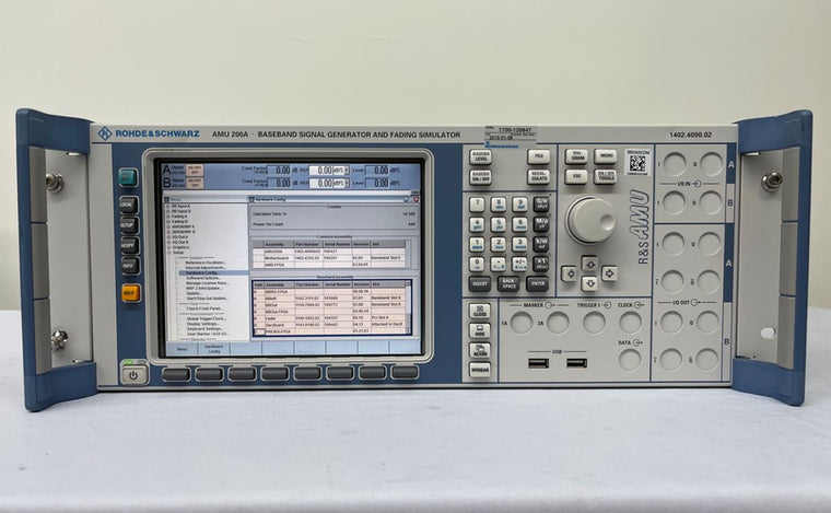 Rohde & Schwarz AMU 200 A Baseband Signal Generator and Fading Simulator