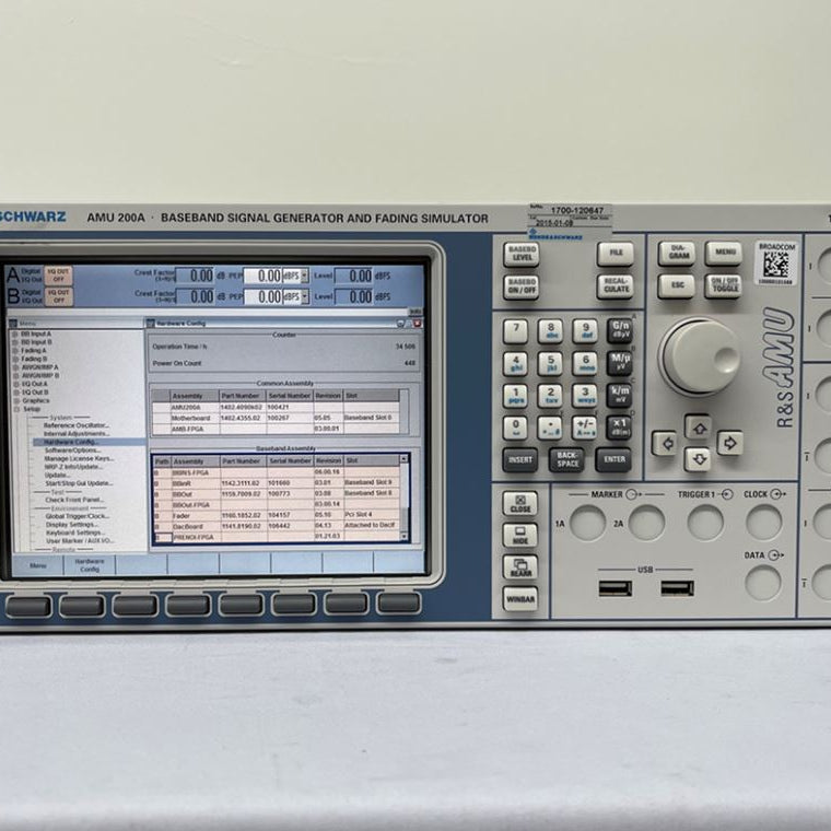 Rohde & Schwarz AMU 200 A Baseband Signal Generator and Fading Simulator