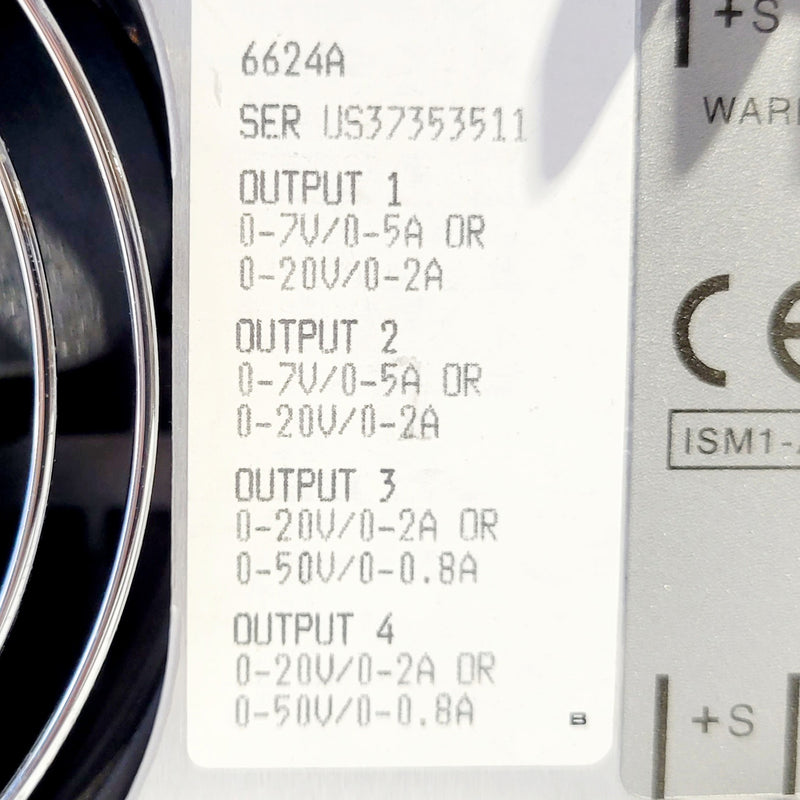 Agilent 6624 A DC Power Supply