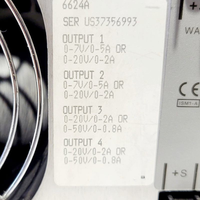 Agilent 6624 A DC Power Supply