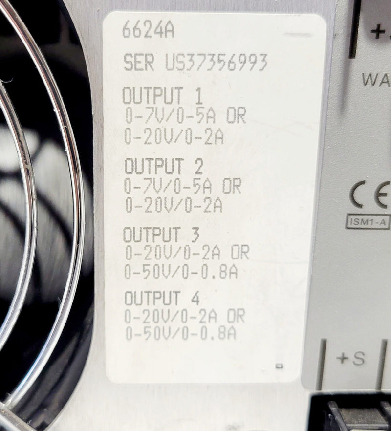 Agilent 6624 A DC Power Supply