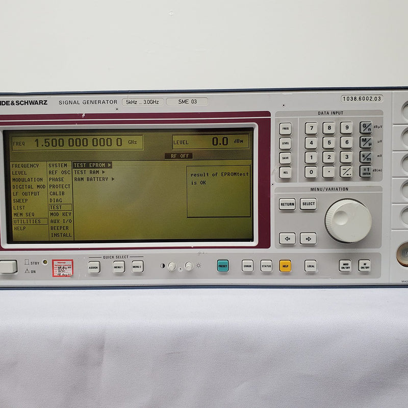 Rohde & Schwarz SME 03 Signal Generator