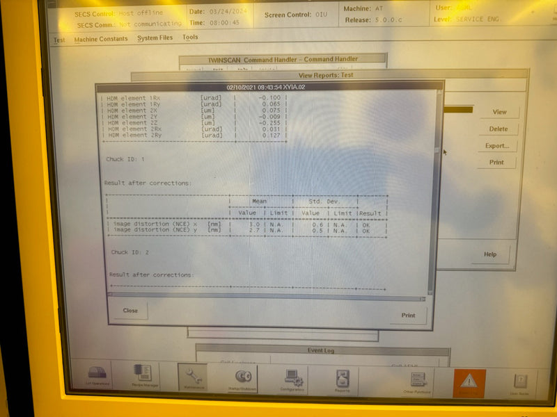 ASML Twinscan XT 1700 i Immersion Scanner